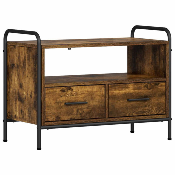 Cabinet TV 67,5 x 33 x 50 cm Stejar fumuriu Lemn prelucrat WALTI