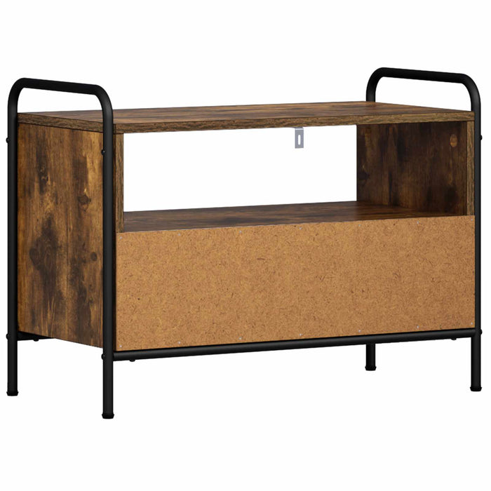 Cabinet TV 67,5 x 33 x 50 cm Stejar fumuriu Lemn prelucrat WALTI