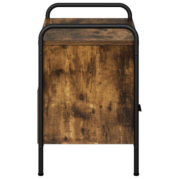 Cabinet TV 67,5 x 33 x 50 cm Stejar fumuriu Lemn prelucrat WALTI