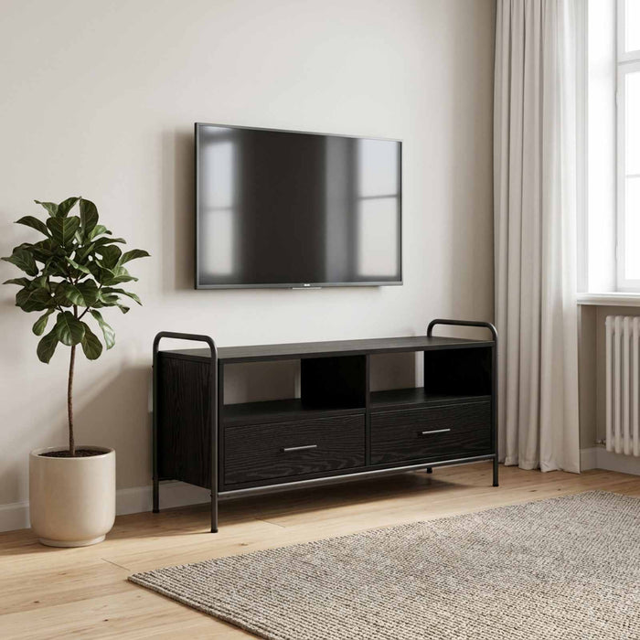 Cabinet TV 67,5 x 33 x 50 cm Stejar Negru Lemn prelucrat WALTI