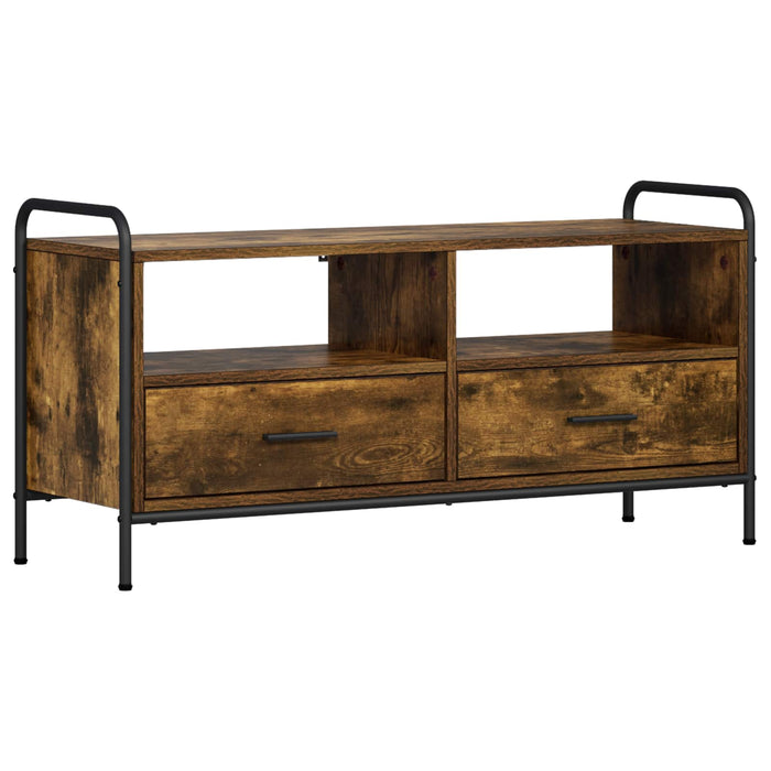 Cabinet TV 67,5 x 33 x 50 cm Stejar fumuriu Lemn prelucrat WALTI