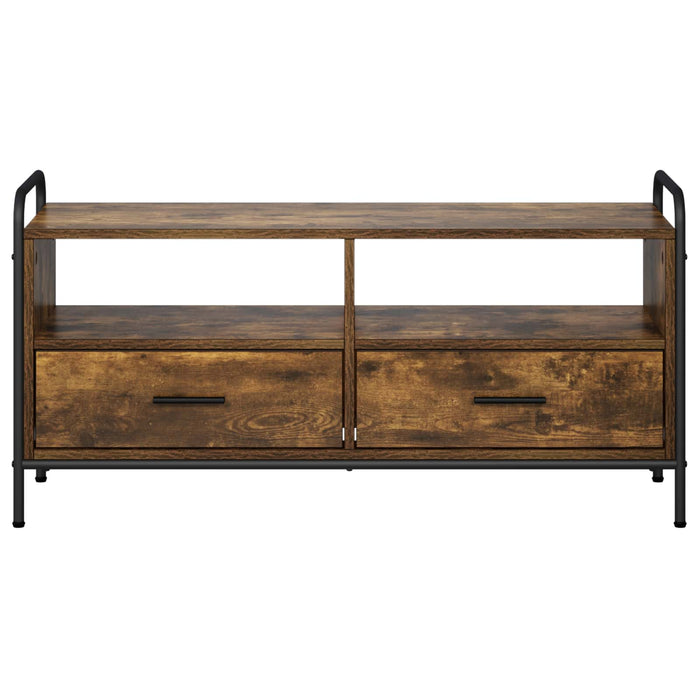 Cabinet TV 67,5 x 33 x 50 cm Stejar fumuriu Lemn prelucrat WALTI