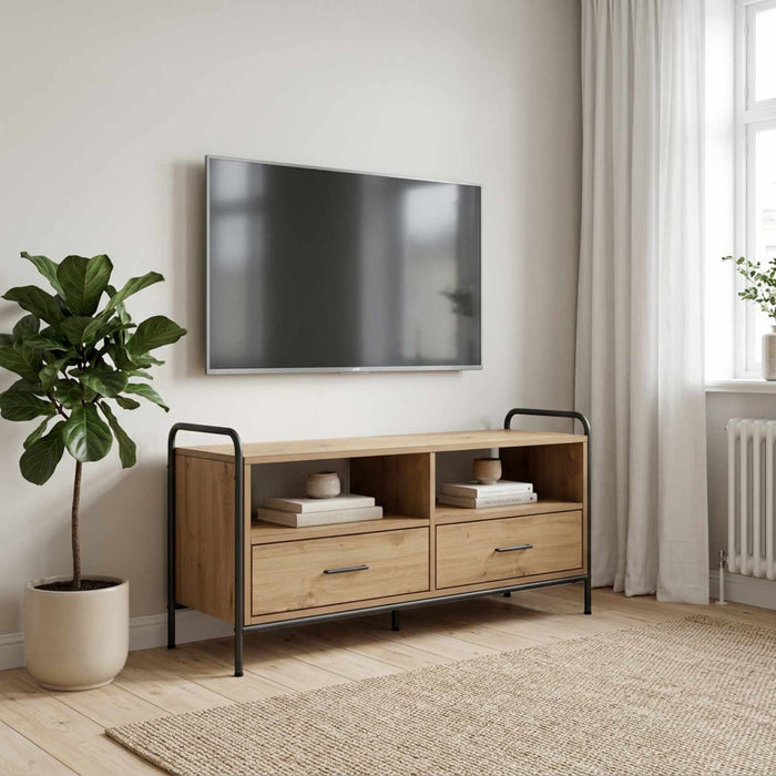 Cabinet TV 67,5 x 33 x 50 cm Stejar Artizanal Lemn prelucrat WALTI