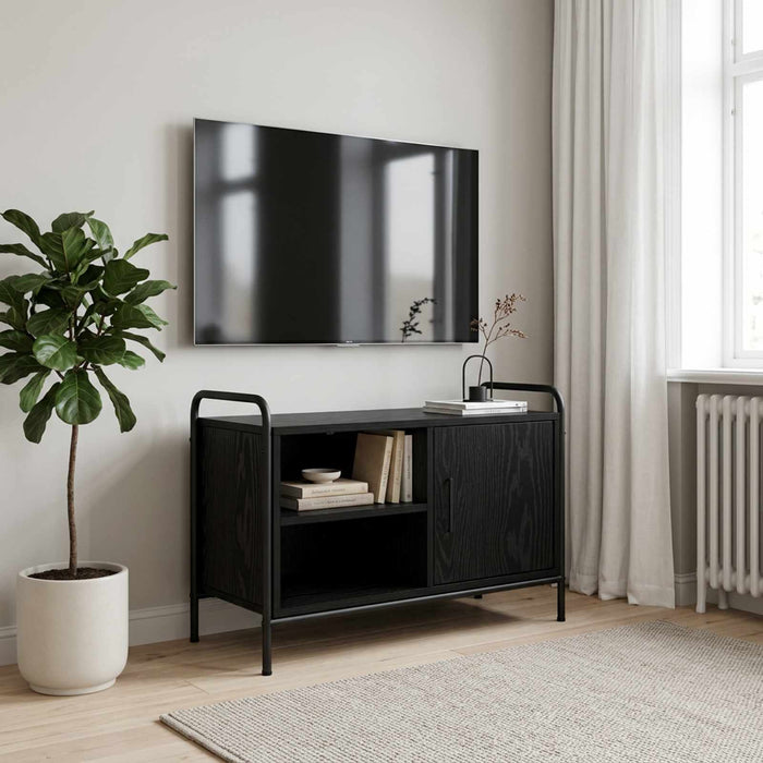 Cabinet TV 67,5 x 33 x 50 cm Stejar Negru - WALTI WALTI