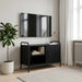 Cabinet TV 67,5 x 33 x 50 cm Stejar Negru - WALTI WALTI