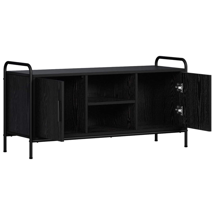 Cabinet TV 99 x 33 x 50 cm Stejar Negru Lemn prelucrat WALTI