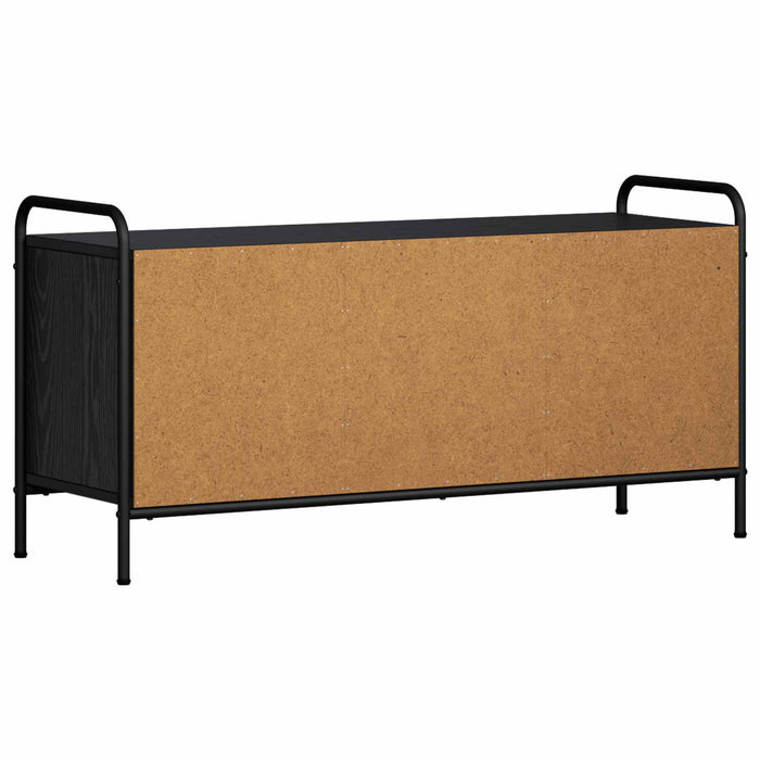 Cabinet TV 99 x 33 x 50 cm Stejar Negru Lemn prelucrat WALTI