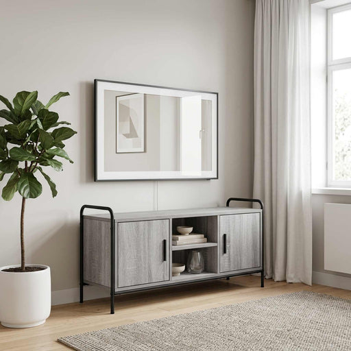 Cabinet TV 99 x 33 x 50 cm Sonoma gri Lemn prelucrat - WALTI WALTI