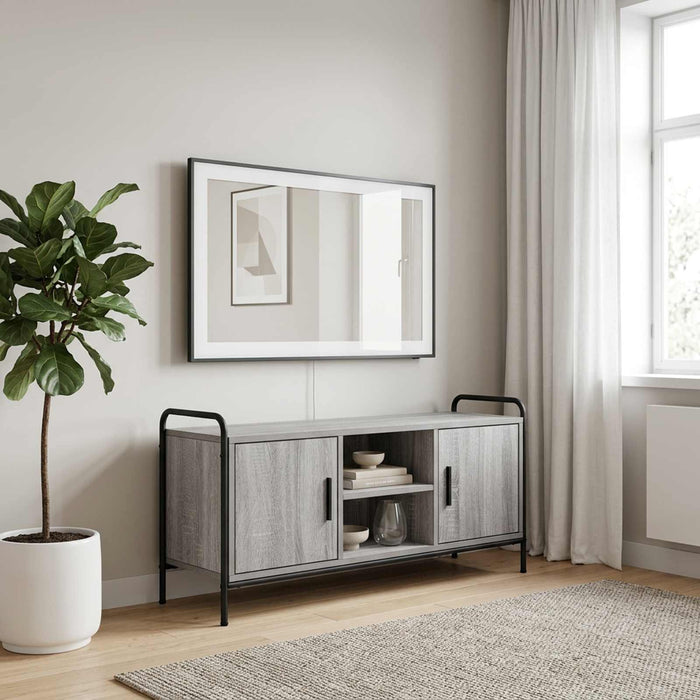 Cabinet TV 99 x 33 x 50 cm Sonoma gri Lemn prelucrat WALTI