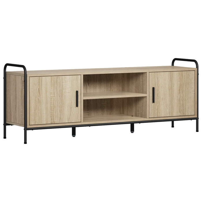 Cabinet TV 133 x 33 x 50 cm Stejar Sonoma Lemn prelucrat WALTI