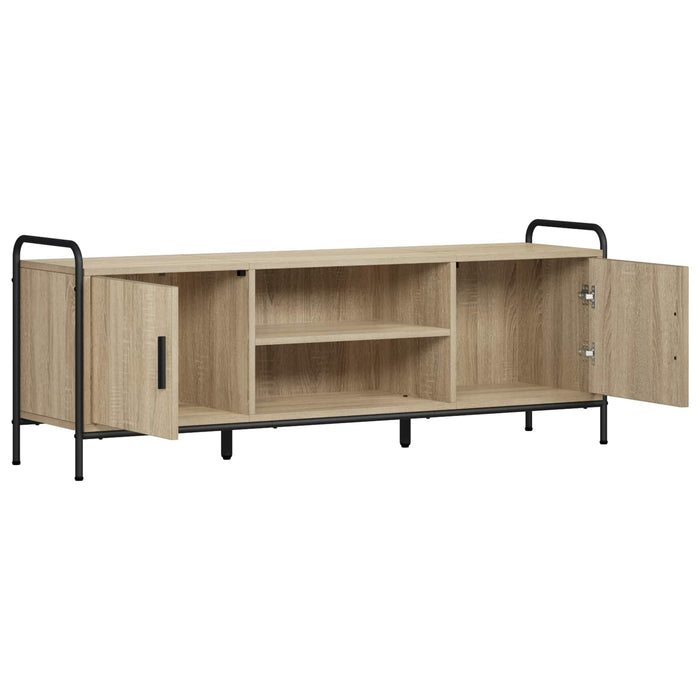 Cabinet TV 133 x 33 x 50 cm Stejar Sonoma Lemn prelucrat WALTI