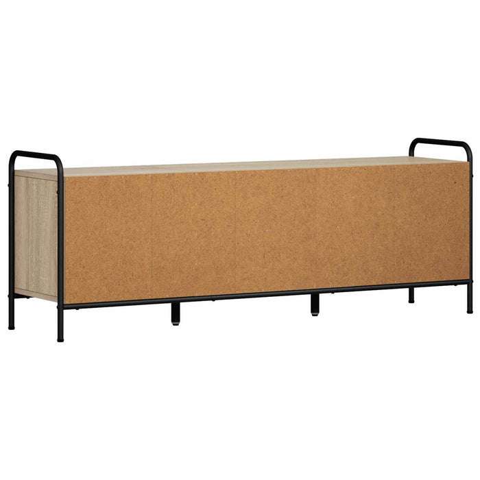 Cabinet TV 133 x 33 x 50 cm Stejar Sonoma Lemn prelucrat WALTI