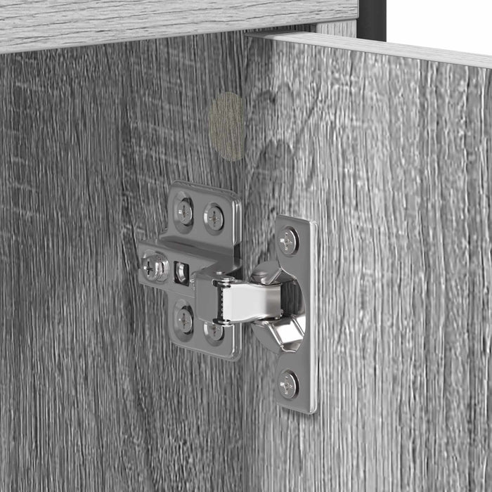 Cabinet TV 133 x 33 x 50 cm Sonoma gri Lemn prelucrat WALTI