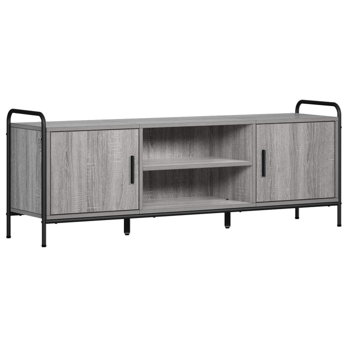 Cabinet TV 133 x 33 x 50 cm Sonoma gri Lemn prelucrat WALTI