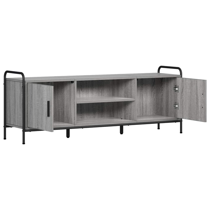 Cabinet TV 133 x 33 x 50 cm Sonoma gri Lemn prelucrat WALTI