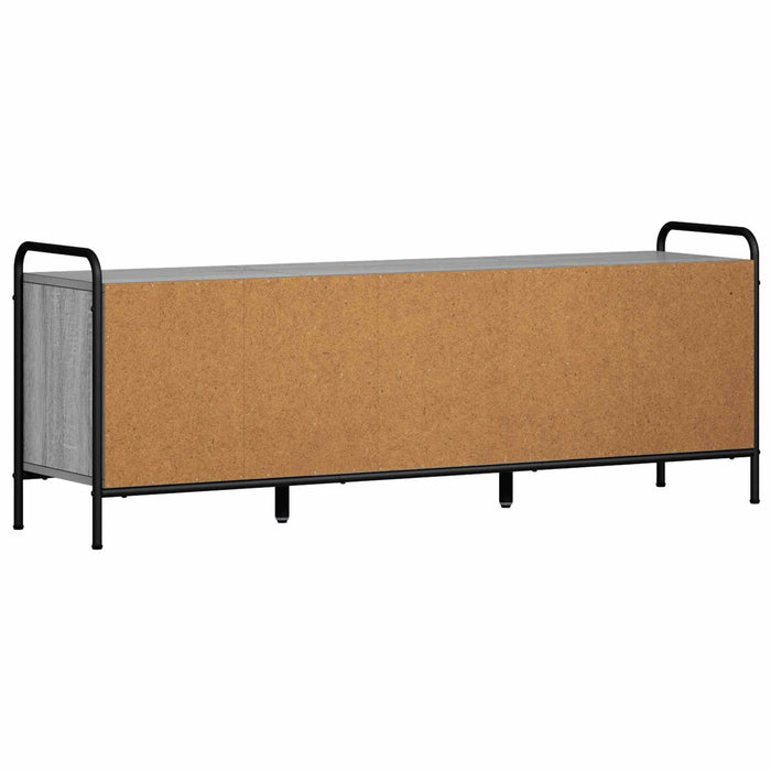 Cabinet TV 133 x 33 x 50 cm Sonoma gri Lemn prelucrat WALTI