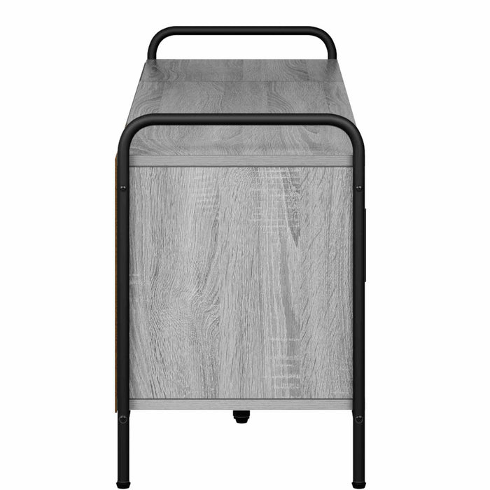 Cabinet TV 133 x 33 x 50 cm Sonoma gri Lemn prelucrat WALTI