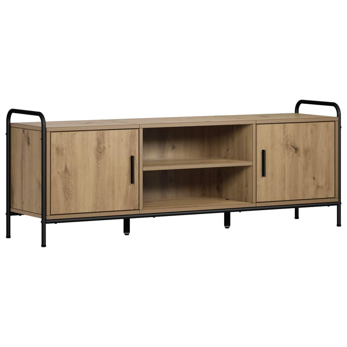 Cabinet TV 133 x 33 x 50 cm Stejar Artizanal Lemn prelucrat - WALTI WALTI
