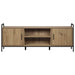 Cabinet TV 133 x 33 x 50 cm Stejar Artizanal Lemn prelucrat - WALTI WALTI