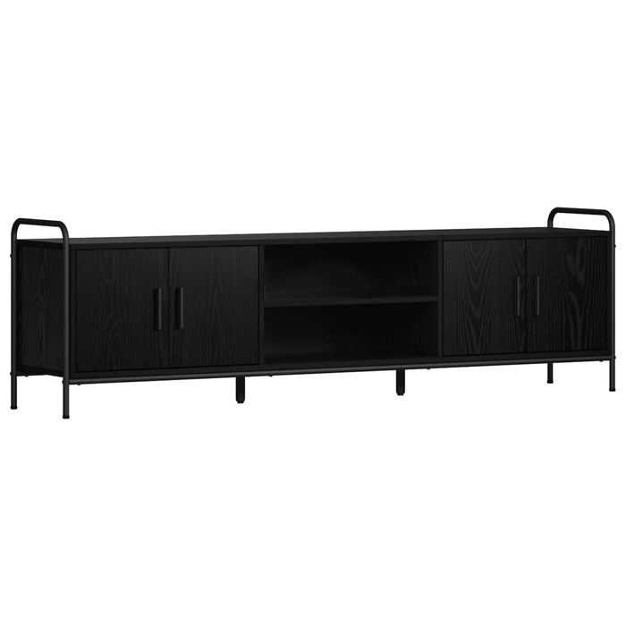 Cabinet TV 167,5 x 33 x 50 cm Stejar Negru Lemn prelucrat WALTI