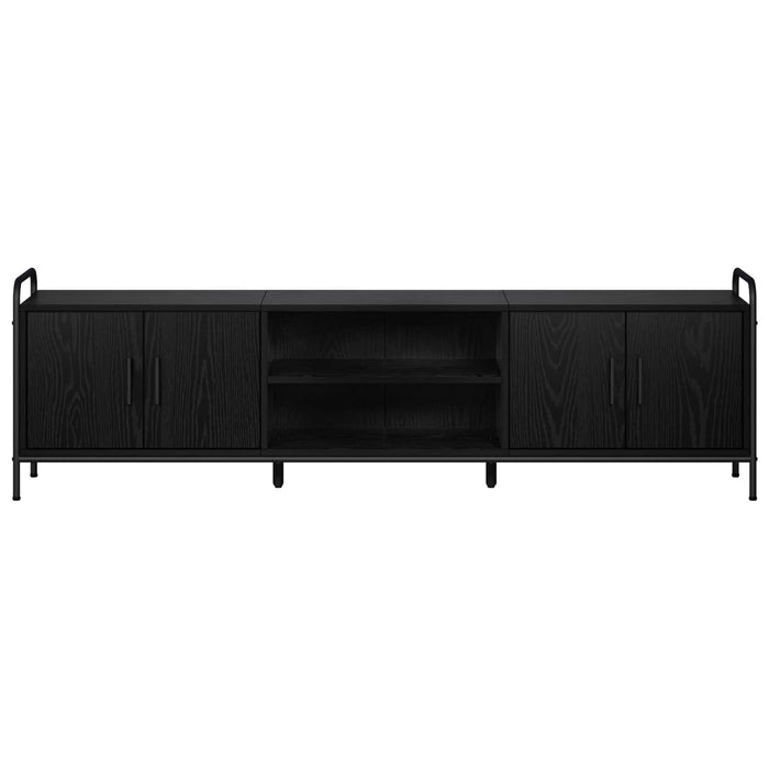 Cabinet TV 167,5 x 33 x 50 cm Stejar Negru Lemn prelucrat WALTI