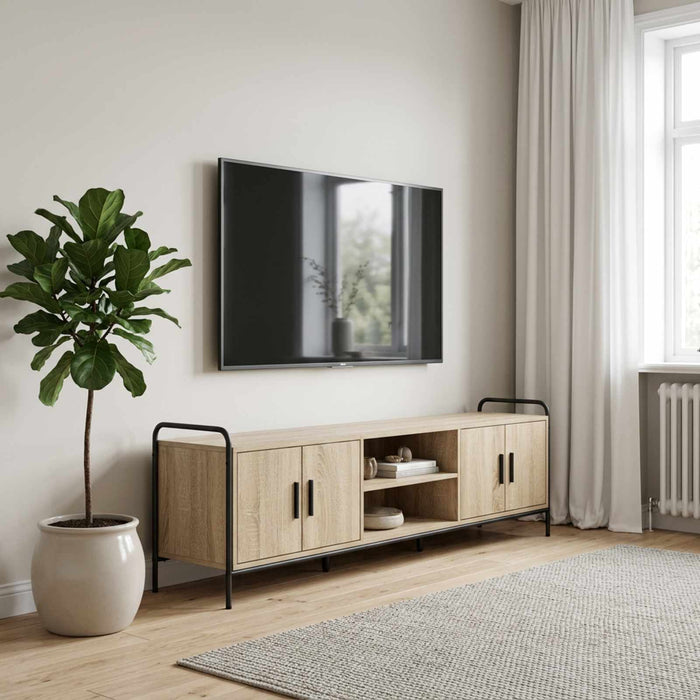 Cabinet TV 167,5 x 33 x 50 cm Stejar Sonoma Lemn prelucrat WALTI
