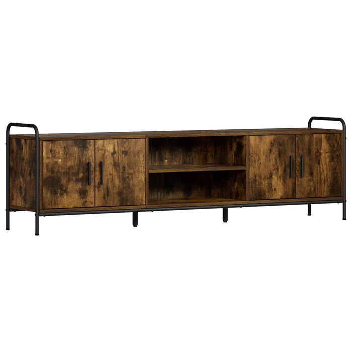 Cabinet TV 167,5 x 33 x 50 cm Stejar fumuriu Lemn prelucrat WALTI