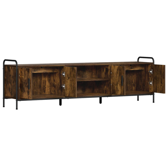 Cabinet TV 167,5 x 33 x 50 cm Stejar fumuriu Lemn prelucrat WALTI