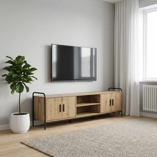 Cabinet TV 167,5 x 33 x 50 cm Stejar Artizanal Lemn prelucrat - WALTI WALTI