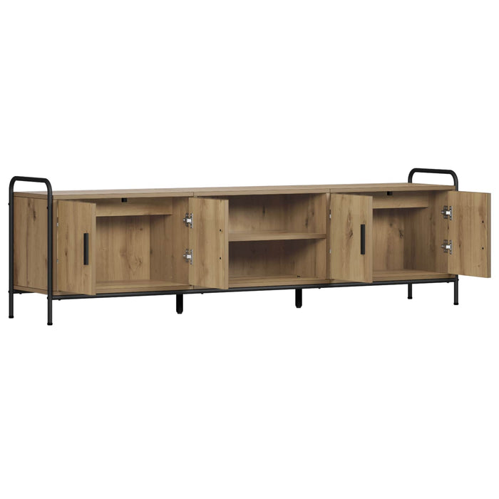 Cabinet TV 167,5 x 33 x 50 cm Stejar Artizanal Lemn prelucrat WALTI