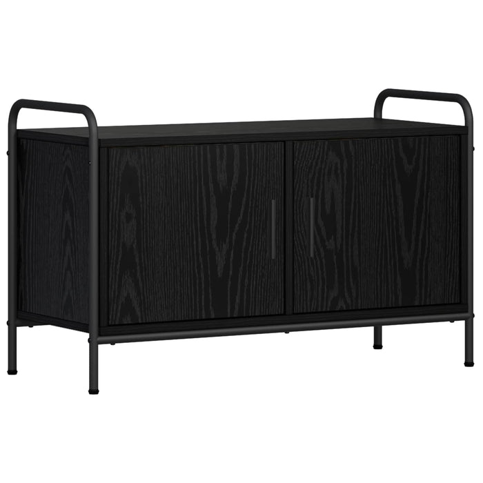 Cabinet TV 79,5 x 33 x 50 cm Stejar Negru Lemn prelucrat WALTI