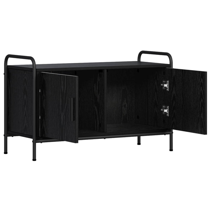 Cabinet TV 79,5 x 33 x 50 cm Stejar Negru Lemn prelucrat WALTI