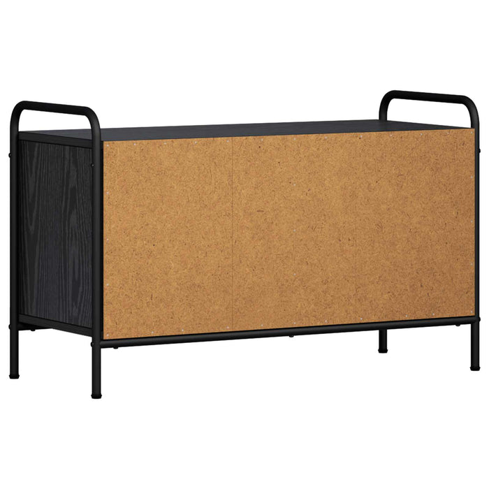 Cabinet TV 79,5 x 33 x 50 cm Stejar Negru Lemn prelucrat WALTI