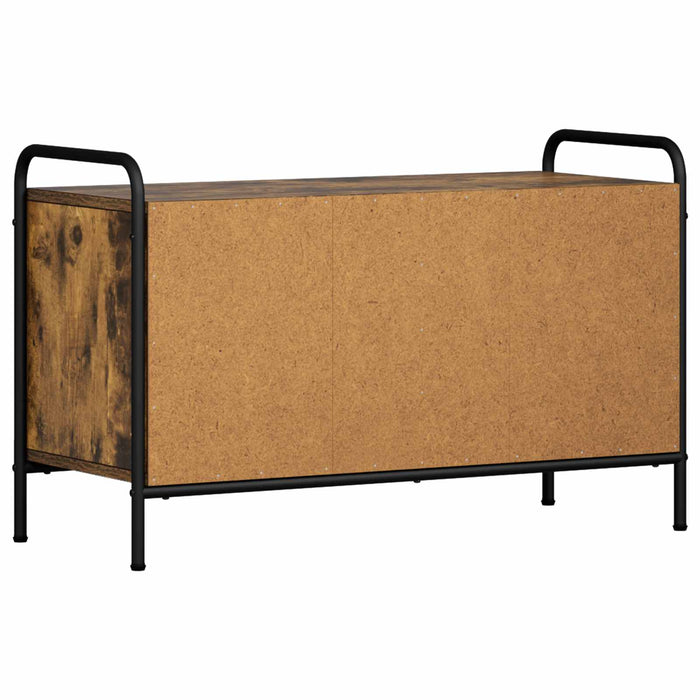 Cabinet TV 79,5 x 33 x 50 cm Stejar fumuriu Lemn prelucrat WALTI
