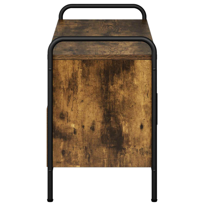 Cabinet TV 79,5 x 33 x 50 cm Stejar fumuriu Lemn prelucrat WALTI