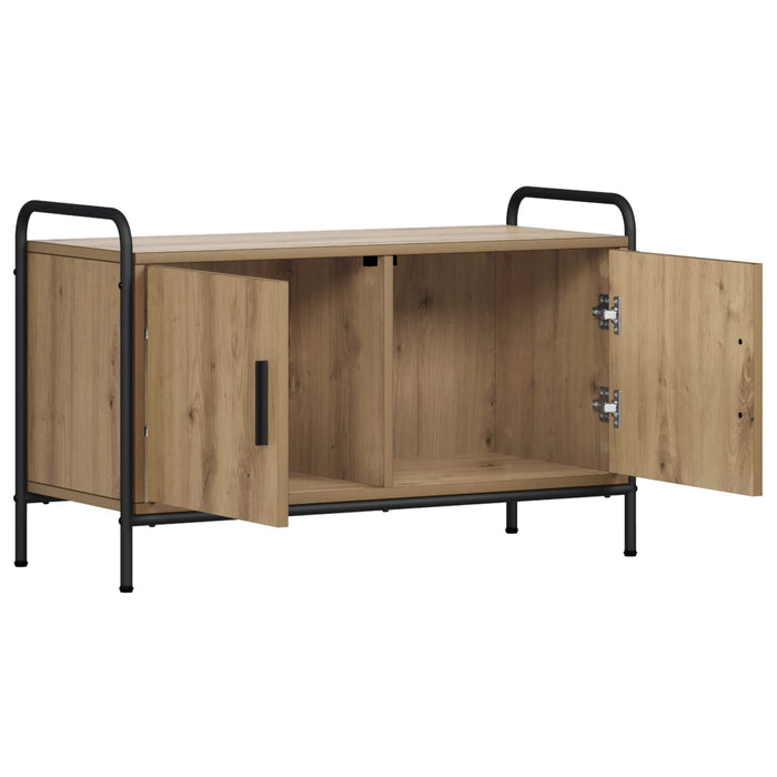 Cabinet TV 79,5 x 33 x 50 cm Stejar Artizanal Lemn prelucrat WALTI