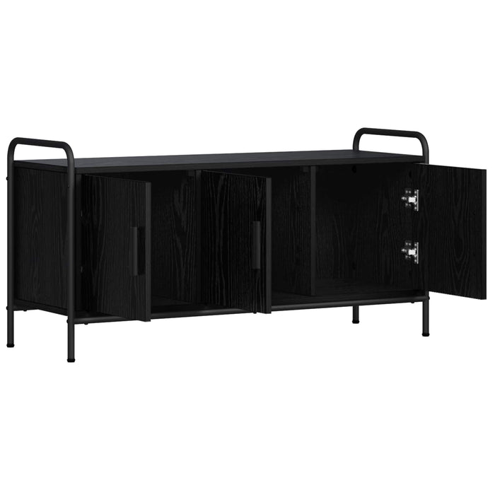 Cabinet TV 79,5 x 33 x 50 cm Stejar Negru Lemn prelucrat WALTI