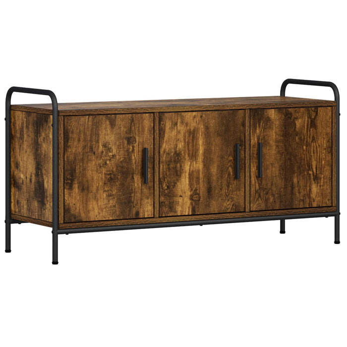 Cabinet TV 79,5 x 33 x 50 cm Stejar fumuriu Lemn prelucrat WALTI