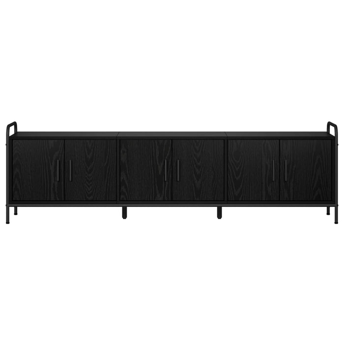 Cabinet TV 146 x 33 x 50 cm Stejar Negru Lemn prelucrat WALTI
