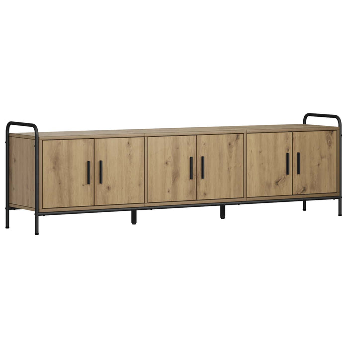 Cabinet TV 146 x 33 x 50 cm Stejar Artizanal Lemn prelucrat WALTI
