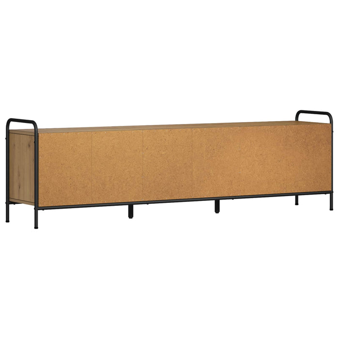 Cabinet TV 146 x 33 x 50 cm Stejar Artizanal Lemn prelucrat WALTI