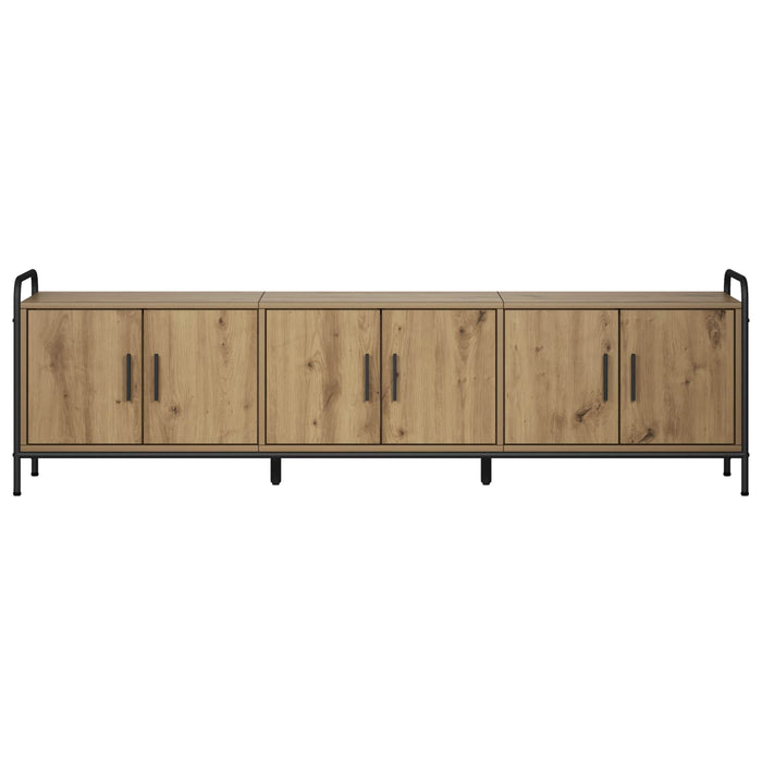 Cabinet TV 146 x 33 x 50 cm Stejar Artizanal Lemn prelucrat WALTI