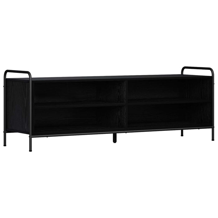 Cabinet TV 140 x 39,5 x 50 cm Stejar Negru Lemn prelucrat WALTI