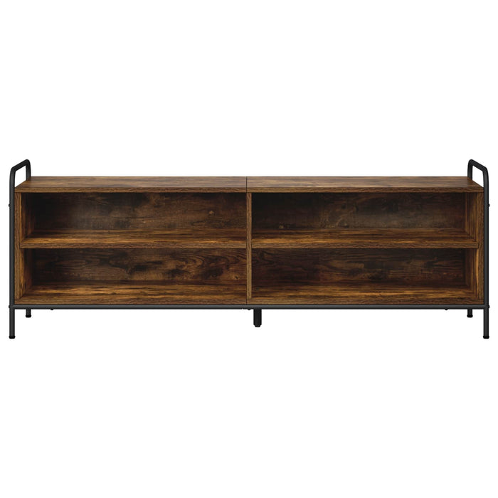 Cabinet TV 140 x 39,5 x 50 cm Stejar fumuriu Lemn prelucrat WALTI