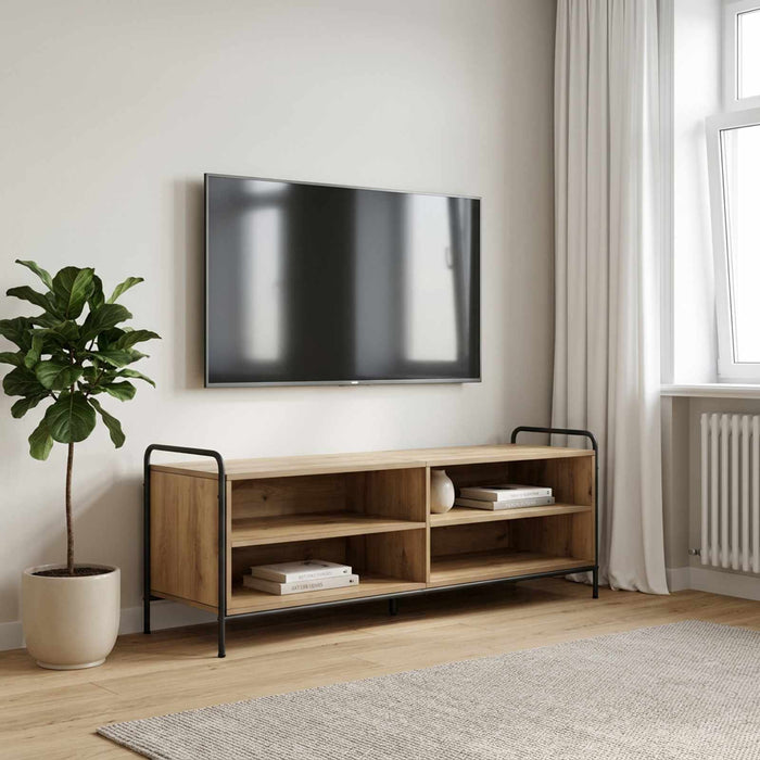 Cabinet TV 140 x 39,5 x 50 cm Stejar Artizanal Lemn prelucrat WALTI