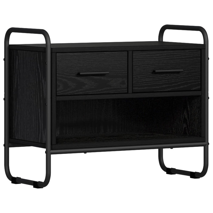 Cabinet TV 60 x 30 x 50 cm Stejar Negru Lemn prelucrat WALTI