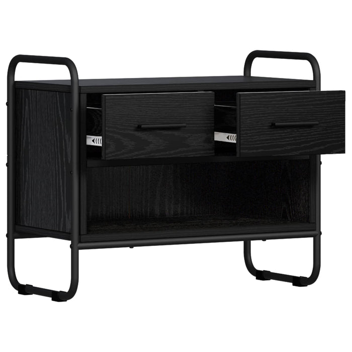 Cabinet TV 60 x 30 x 50 cm Stejar Negru Lemn prelucrat WALTI