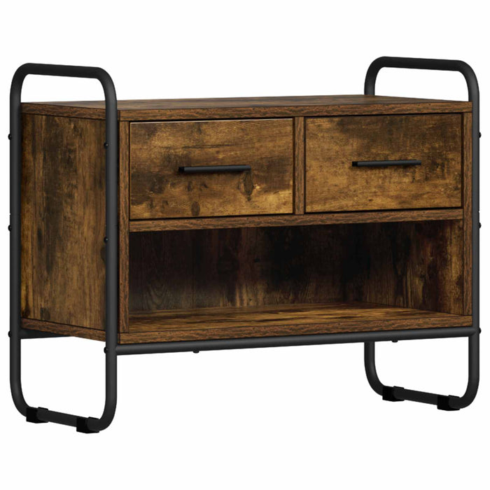Cabinet TV 60 x 30 x 50 cm Stejar fumuriu Lemn prelucrat WALTI