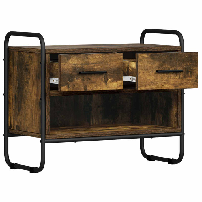 Cabinet TV 60 x 30 x 50 cm Stejar fumuriu Lemn prelucrat WALTI