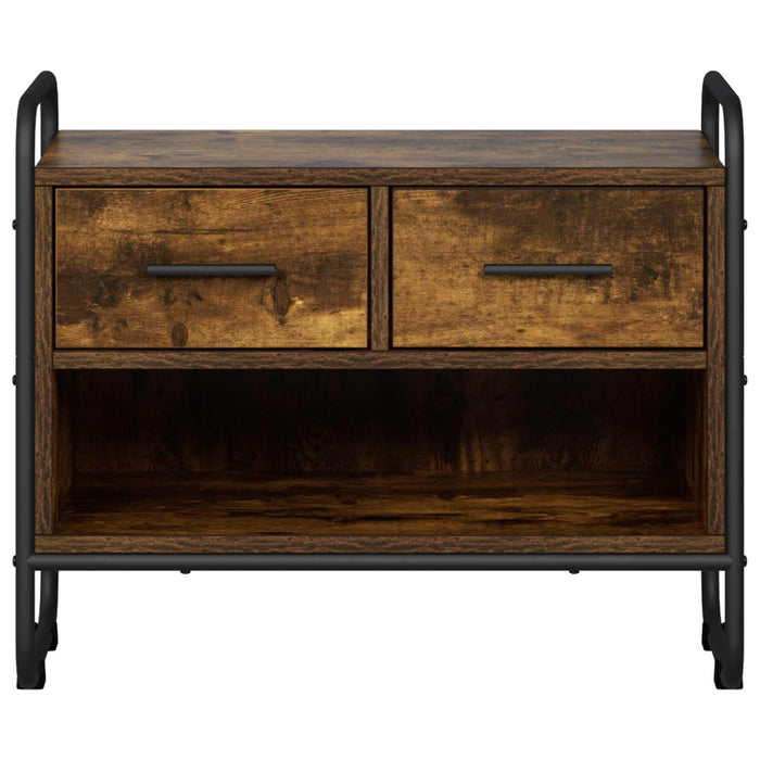 Cabinet TV 60 x 30 x 50 cm Stejar fumuriu Lemn prelucrat WALTI